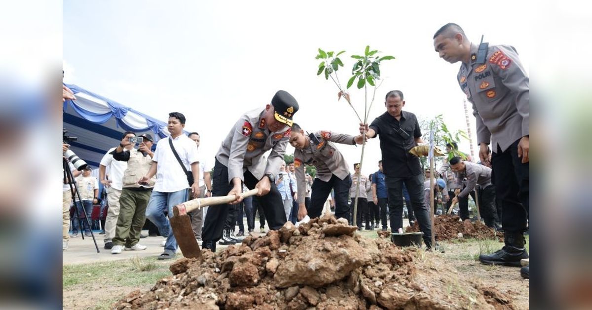 Polda Banten Tanam 1.000 Pohon di Cilegon, Perkuat Gerakan Indonesia ASRI