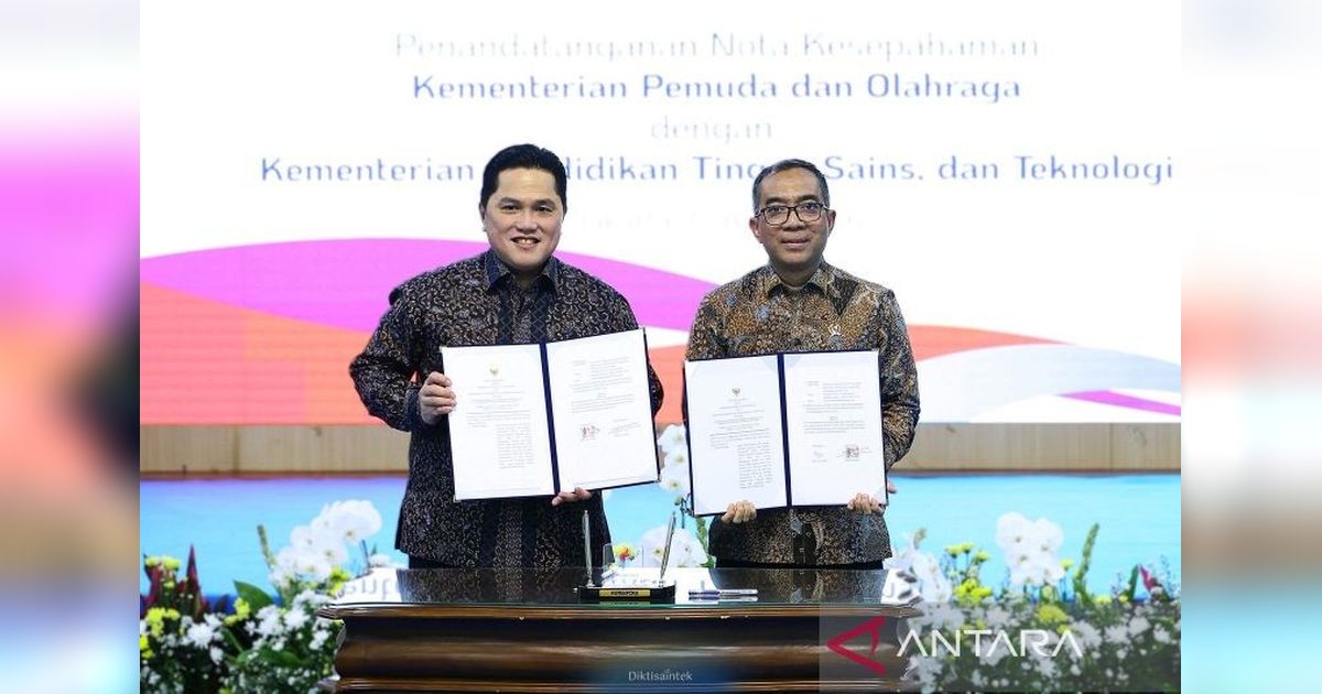 Kolaborasi Kemdiktisaintek dan Kemenpora Pacu Ekosistem Olahraga Berbasis Kampus