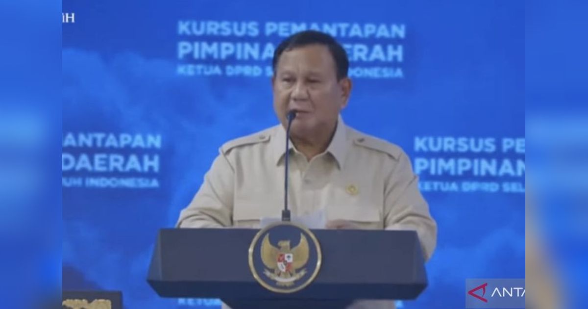 Presiden Prabowo Beri Arahan Penting untuk Ketua DPRD Seluruh Indonesia di Magelang