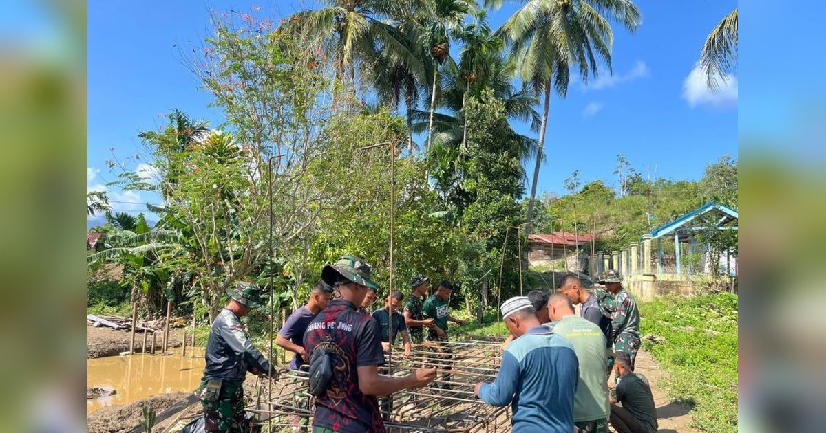 TNI Bangun Jembatan Garuda di Aceh Tengah, Buka Isolasi dan Pacu Ekonomi Warga