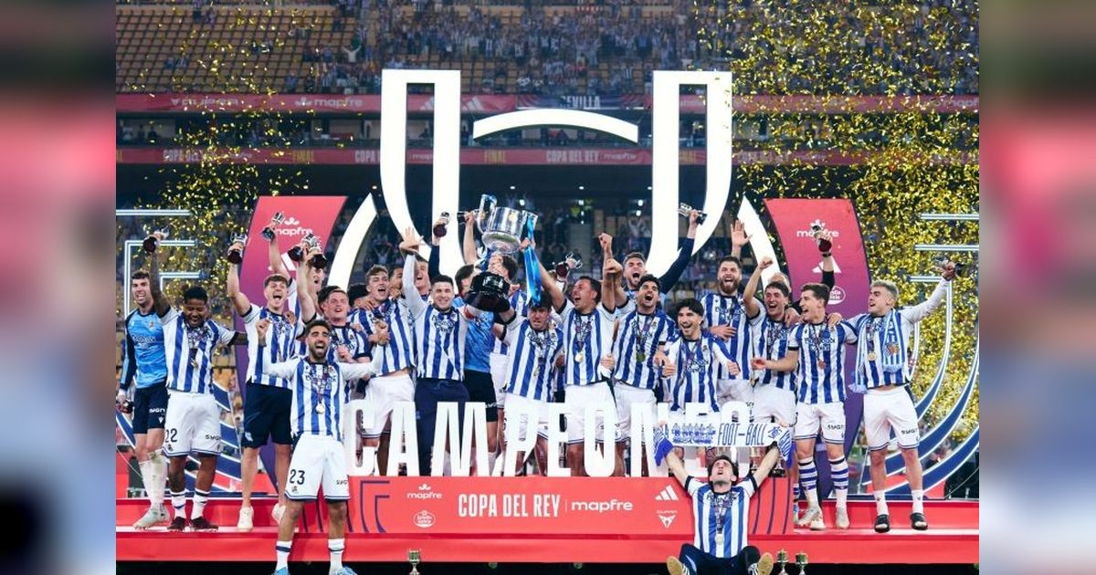 Real Sociedad Juara Piala Raja 2025/2026, Kalahkan Atletico Madrid Lewat Drama Adu Penalti