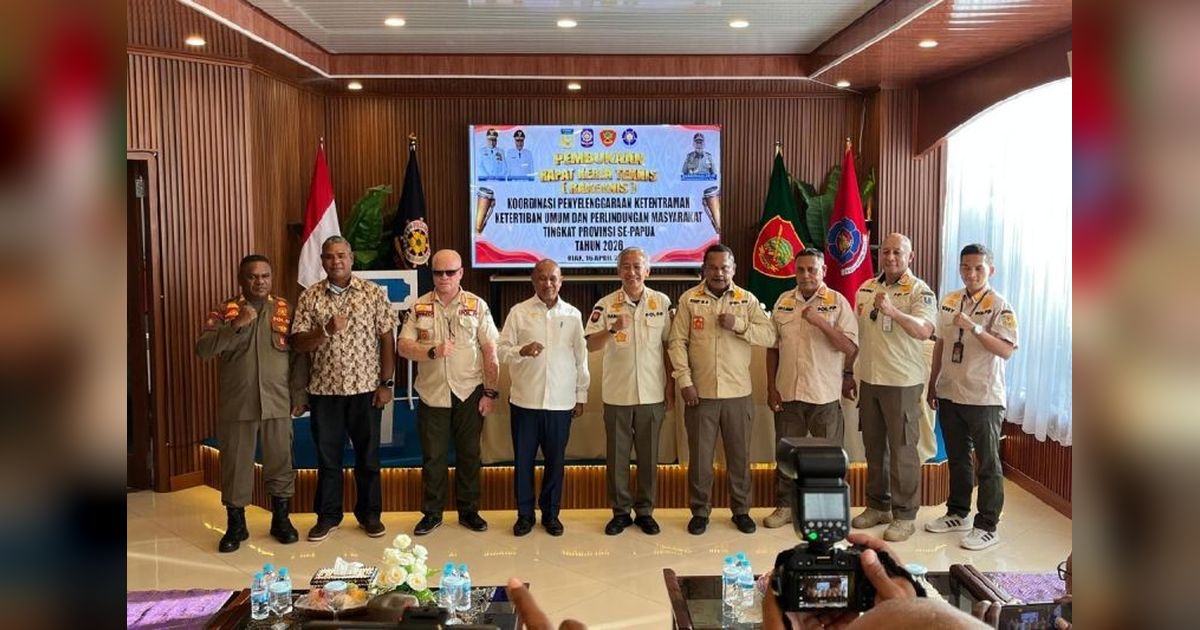 Pemkab Biak Numfor Dorong Tindakan Humanis Ketertiban Umum Melalui Rakernis Trantibum Linmas