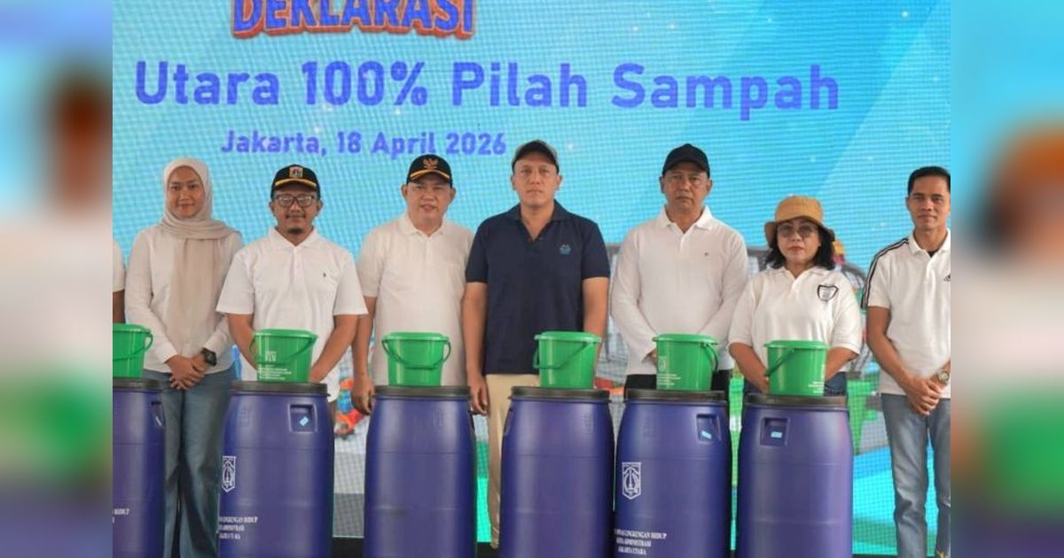 Pemkot Jakarta Utara Deklarasikan 100 Persen Pilah Sampah dari Sumber