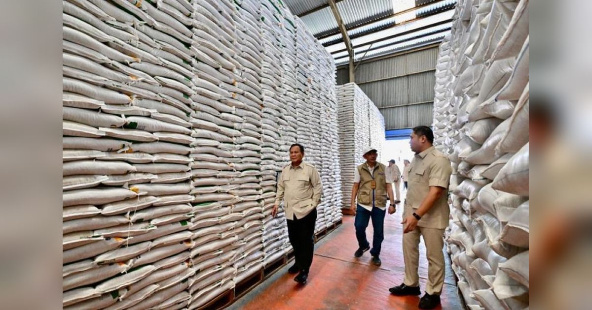 Sidak Prabowo-Sudaryono ke Gudang Bulog Hapus Keraguan Swasembada Beras
