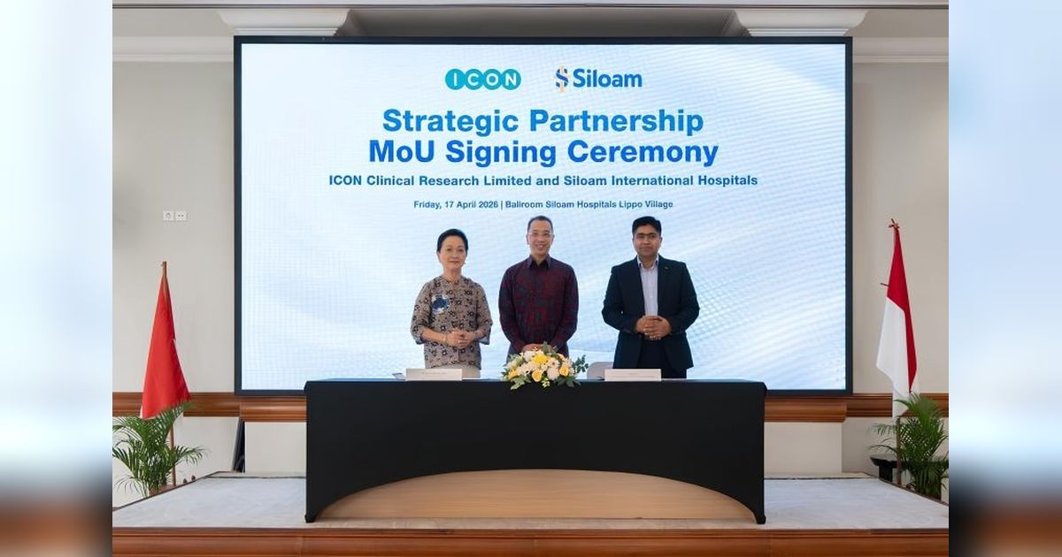 Siloam Hospitals Perkuat Uji Klinis RI Lewat Kemitraan Strategis dengan Organisasi Riset Global ICON