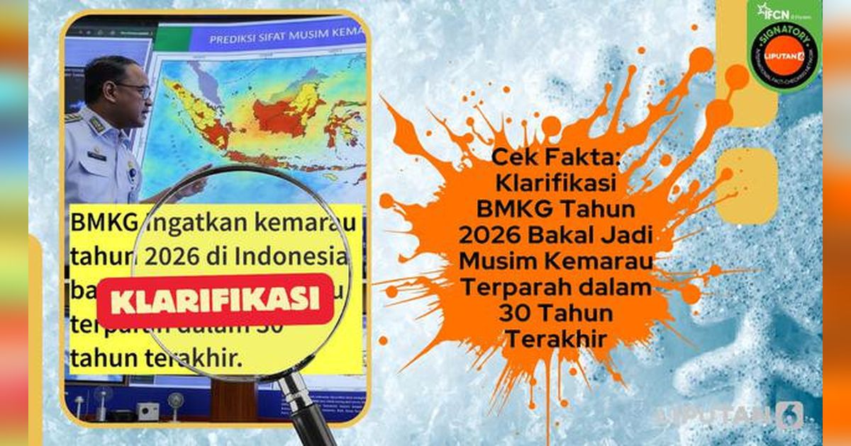 Kemarau 2026 Diprediksi Menjadi yang Terparah dalam 30 Tahun Terakhir, Simak Fakta Sebenarnya dari BMKG