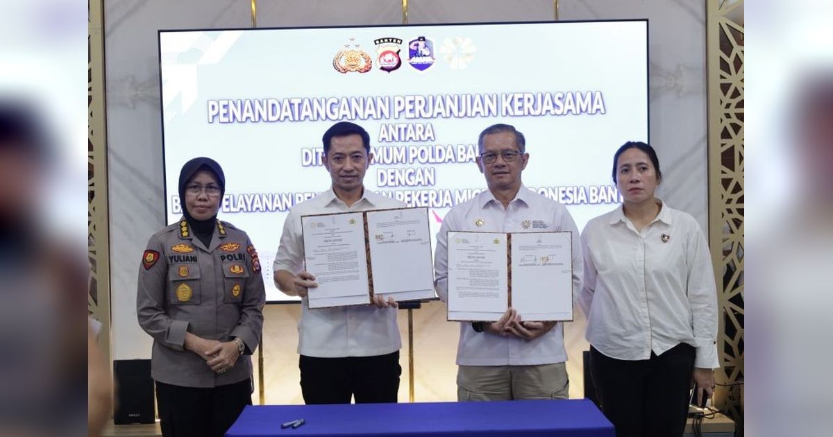 Polda Banten dan BP3MI Perkuat Sinergi Cegah Tindak Pidana Perdagangan Orang (TPPO) Demi Perlindungan PMI