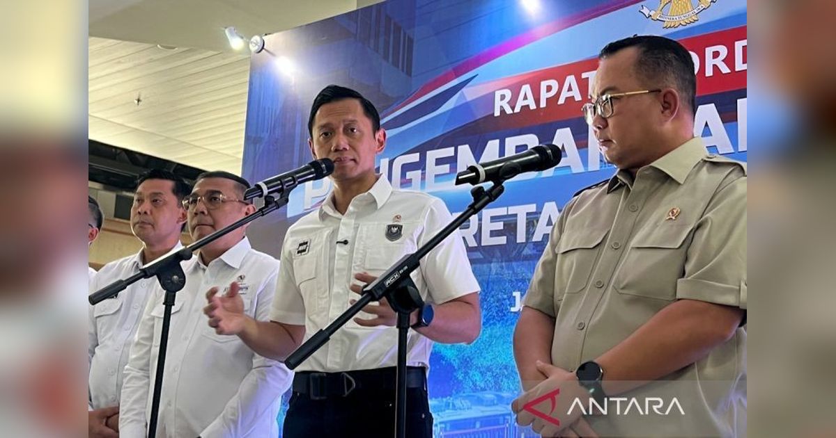 AHY: Pembangunan Jaringan Kereta Api Nasional Targetkan Rp1.200 Triliun hingga 2045