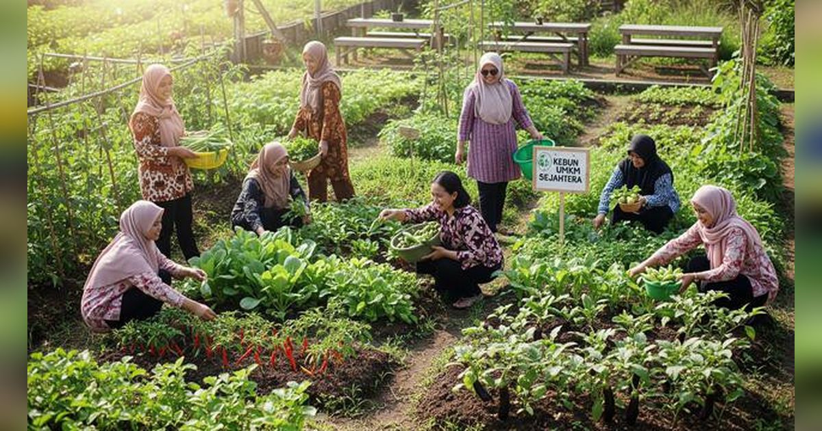 10 Ide Kebun Sayur Praktis untuk Ibu UMKM, Dari Pekarangan Jadi Sumber Cuan