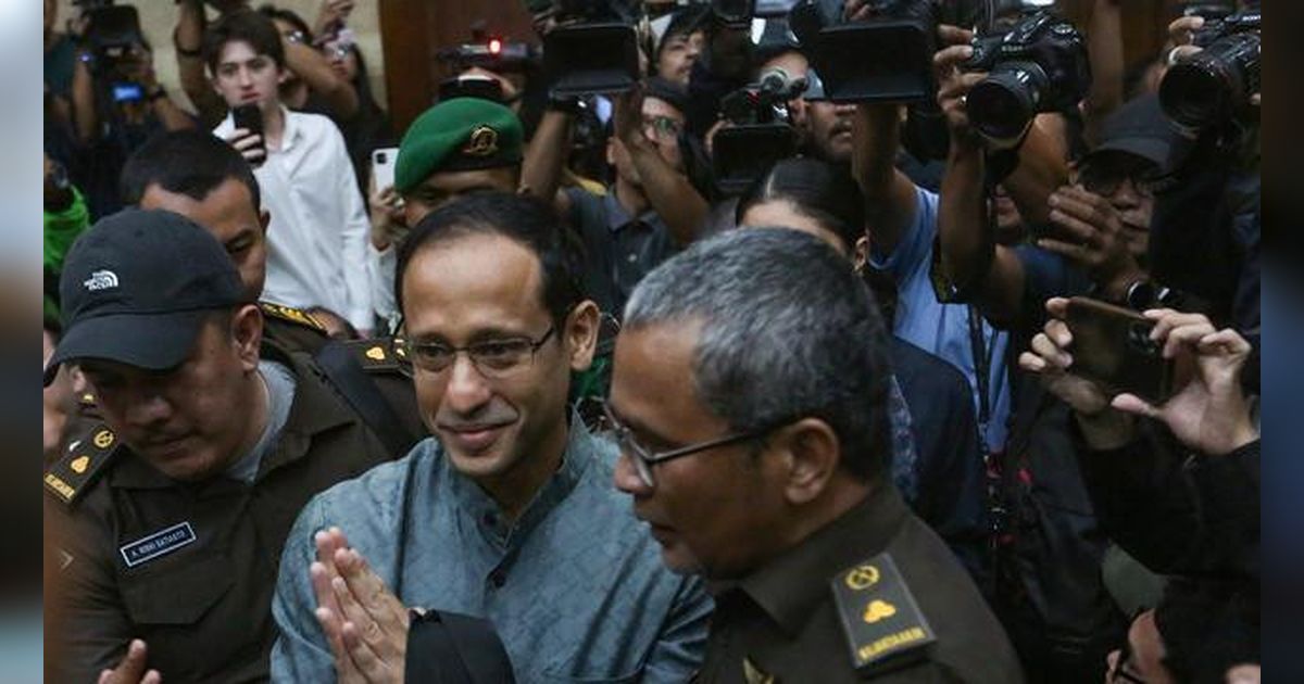 Nadiem Bawa 7 Guru dari Aceh hingga Papua Jadi Saksi Sidang Kasus Chromebook