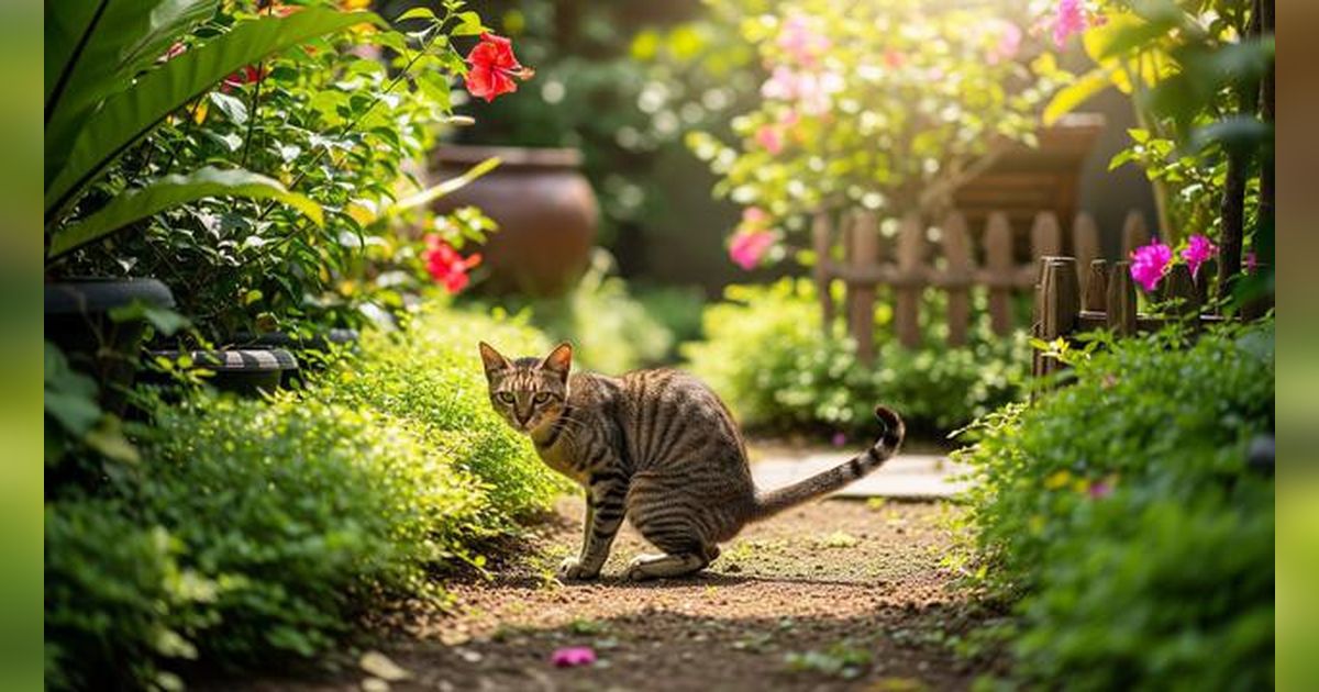 Cara Efektif Mengusir Kucing Liar Berak dan Kencing dari Kebun Tanpa Menyakiti, Dijamin Berhasil