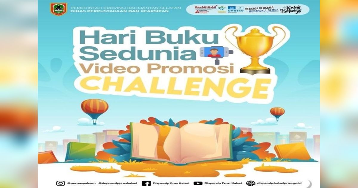 Dispersip Kalsel Gencarkan Promosi Literasi Digital Kalsel Melalui Medsos