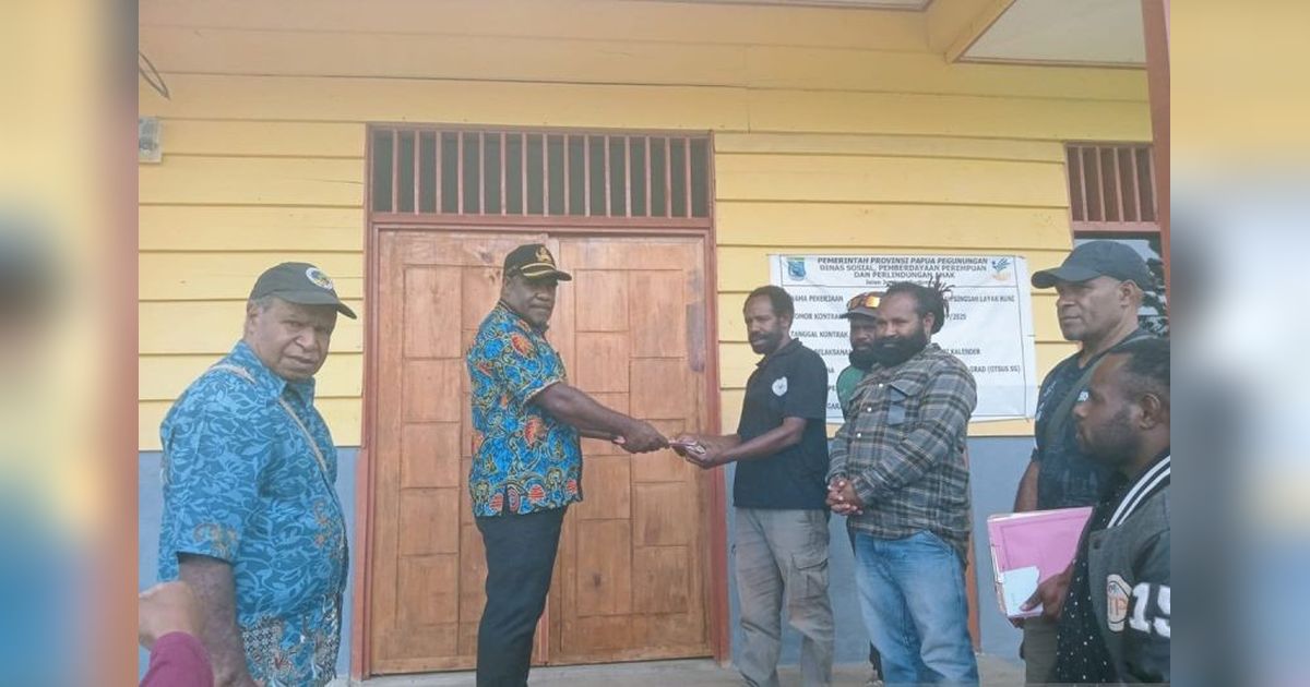 Pemprov Papua Pegunungan Resmikan Penampungan Fakir Miskin Jayawijaya Senilai Rp7,5 Miliar