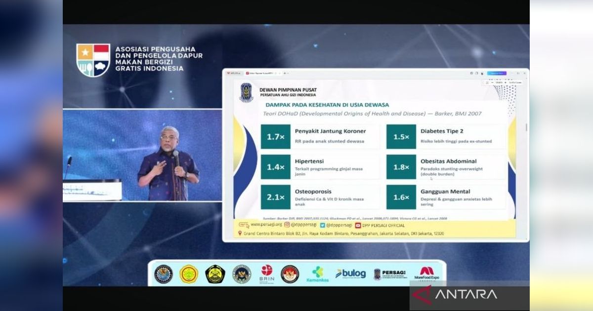 Program MBG Kunci Atasi Kedaruratan Tersembunyi Stunting, Kata Ketua Persagi