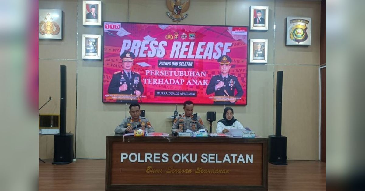 Polres OKU Selatan Ungkap Dua Kasus Kekerasan Seksual Anak di Bawah Umur, Pelaku Diamankan