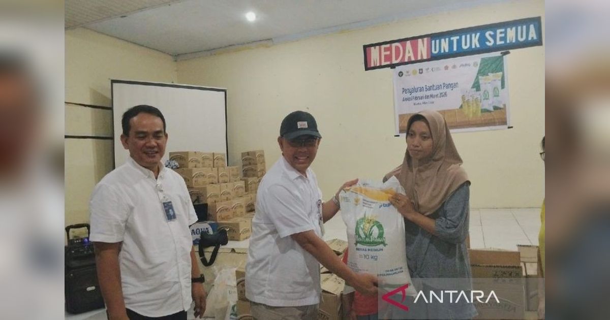 Bulog Pastikan Penyaluran Bantuan Pangan di Medan Lancar dan Tepat Sasaran