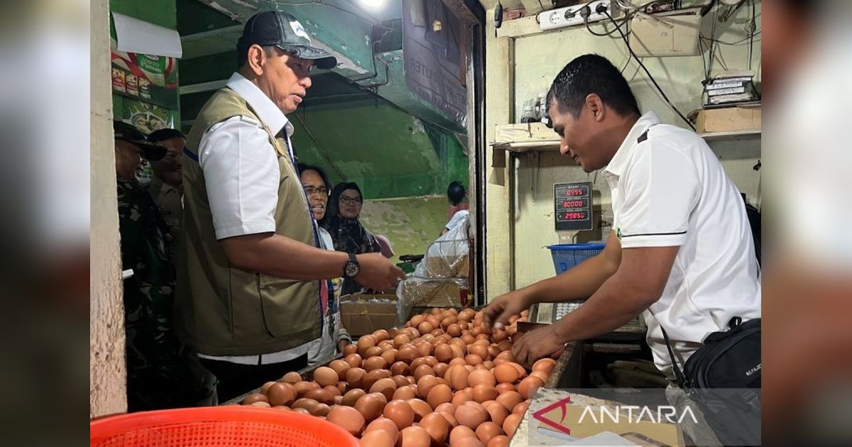 PIHPS Catat Harga Pangan Nasional Terkini: Telur Ayam Rp31.950/kg, Bawang Merah Rp46.100/kg