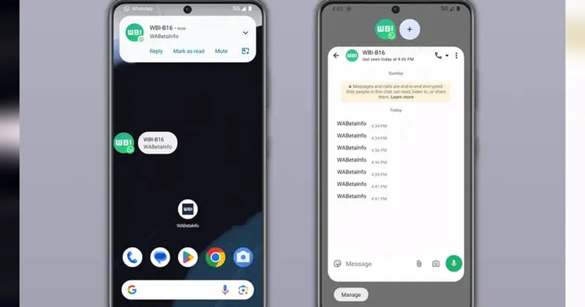 WhatsApp Mau Hadirkan Fitur Gelembung Notifikasi, Ini Cara Kerja dan Fungsinya