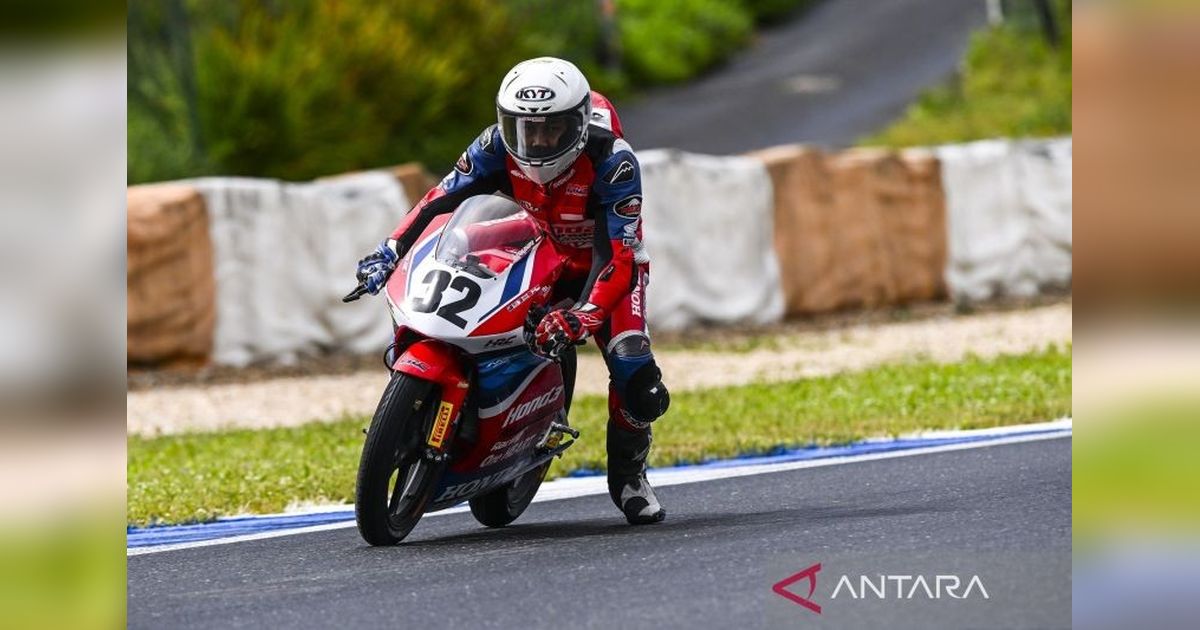 Kiandra Ramadhipa Ukir Sejarah, Raih Kemenangan Dramatis di MotoGP Rookies Jerez