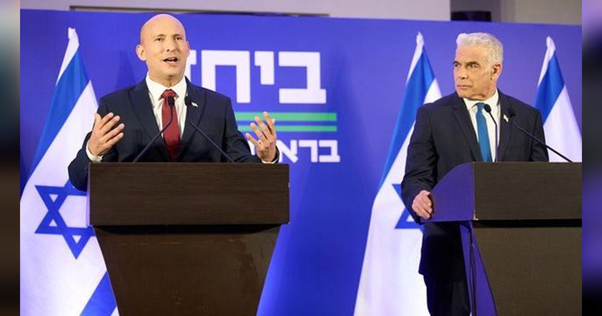 Tantang Benjamin Netanyahu, Mantan PM Israel Naftali Bennett dan Yair Lapid Berkoalisi di Pemilu Mendatang