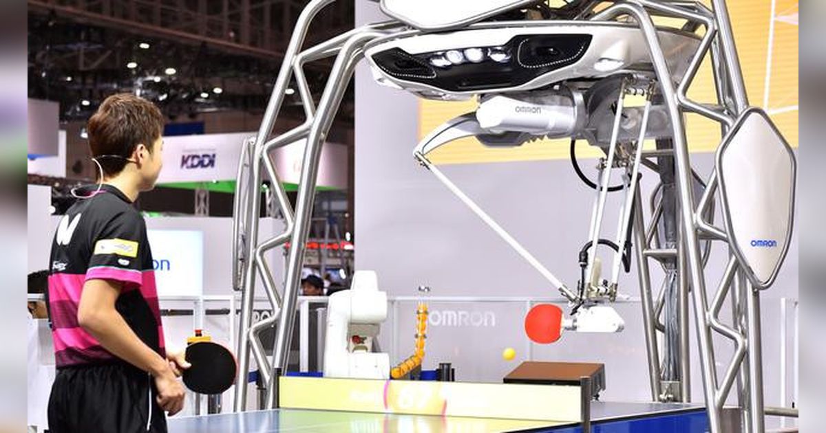 Robot Tenis Meja Sony Tekuk Pemain Manusia dalam Pertandingan Uji Coba
