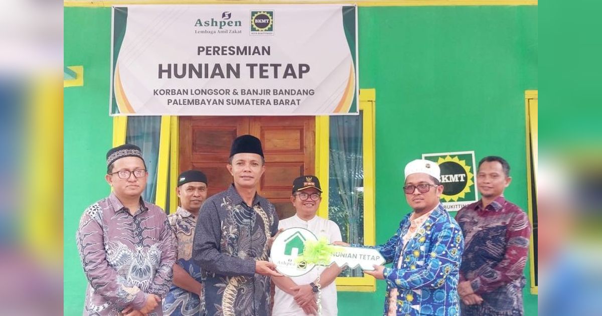 BKMT Bukittinggi dan Ashpen Bangun Rumah Layak Huni, Pulihkan Semangat Korban Bencana Agam