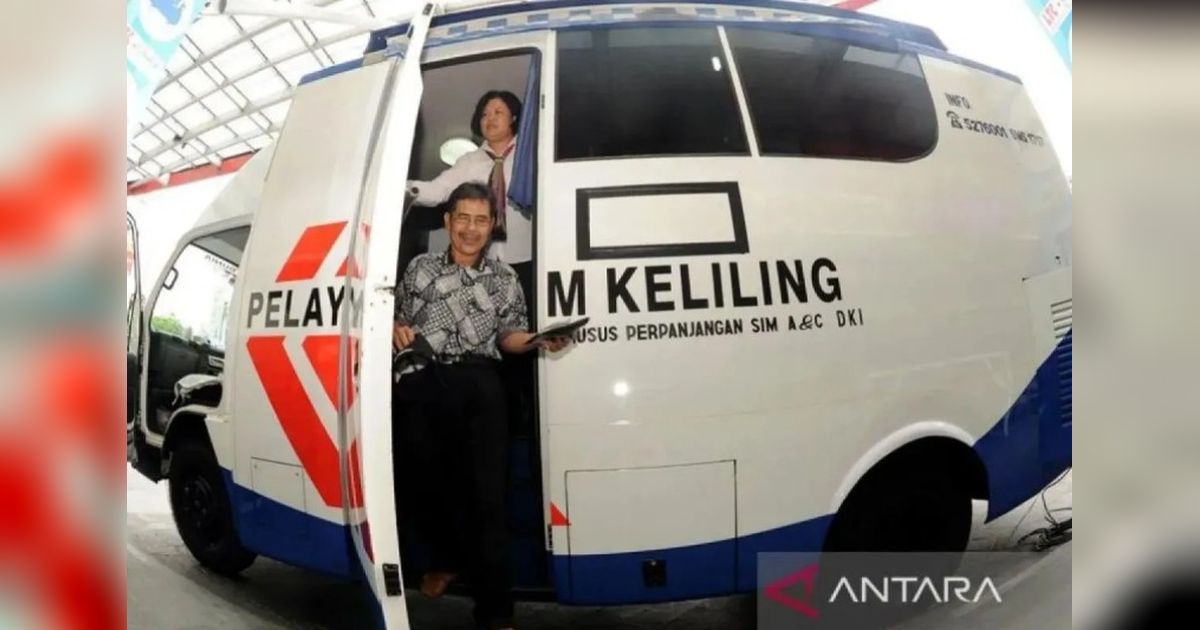 Layanan SIM Keliling Jakarta Hari Ini: Perpanjangan SIM A dan C Lebih Mudah