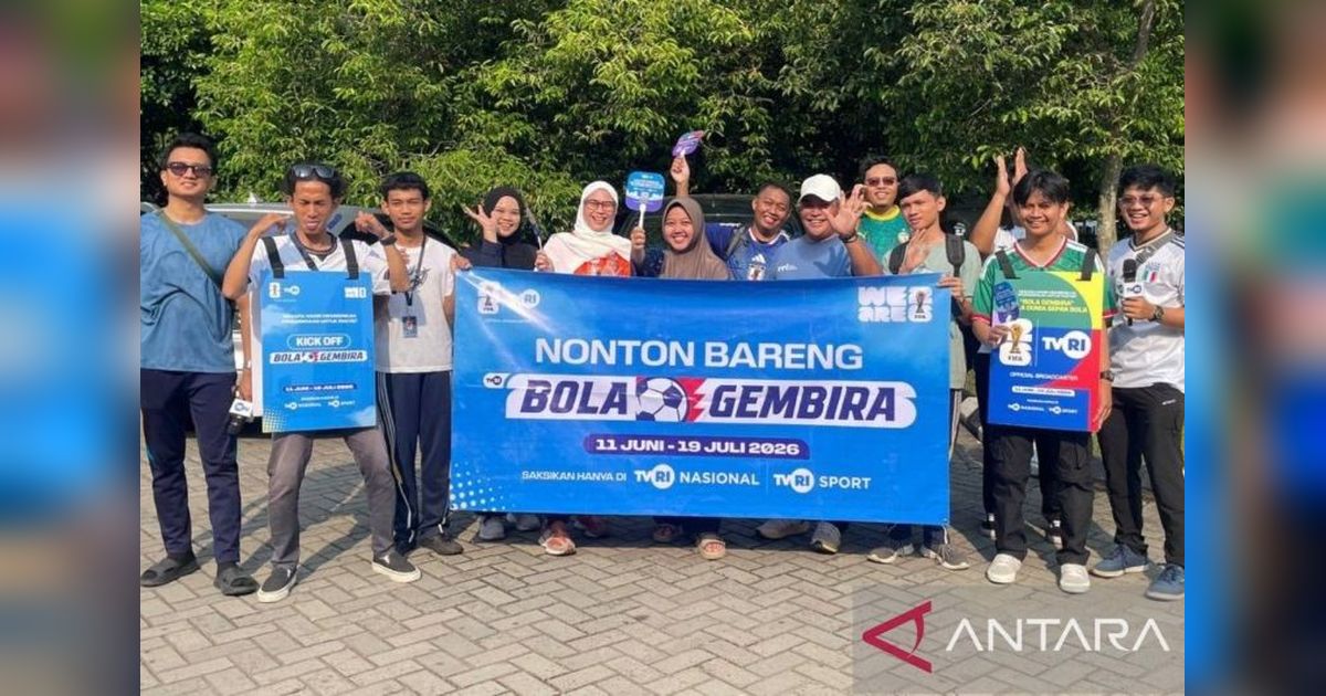 Sinergi TVRI RRI Antara Kampanyekan Siaran Piala Dunia 2026 di Banten dengan 
