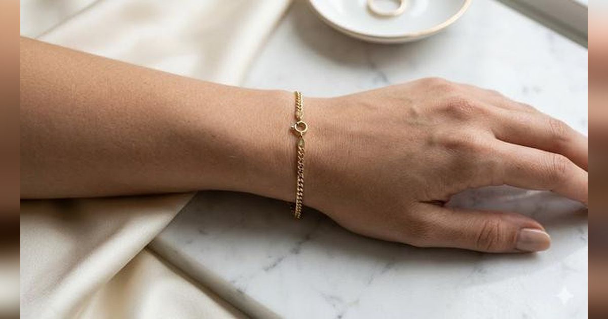 7 Model Gelang Emas Minimalis, Desain Premium dan Nilai Tinggi Cocok untuk Investasi Jangka Panjang