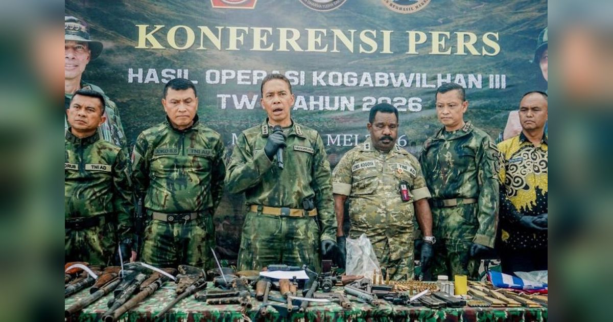 Kogabwilhan III Tegaskan Komitmen Jaga Papua Kondusif, Lumpuhkan Tokoh OPM