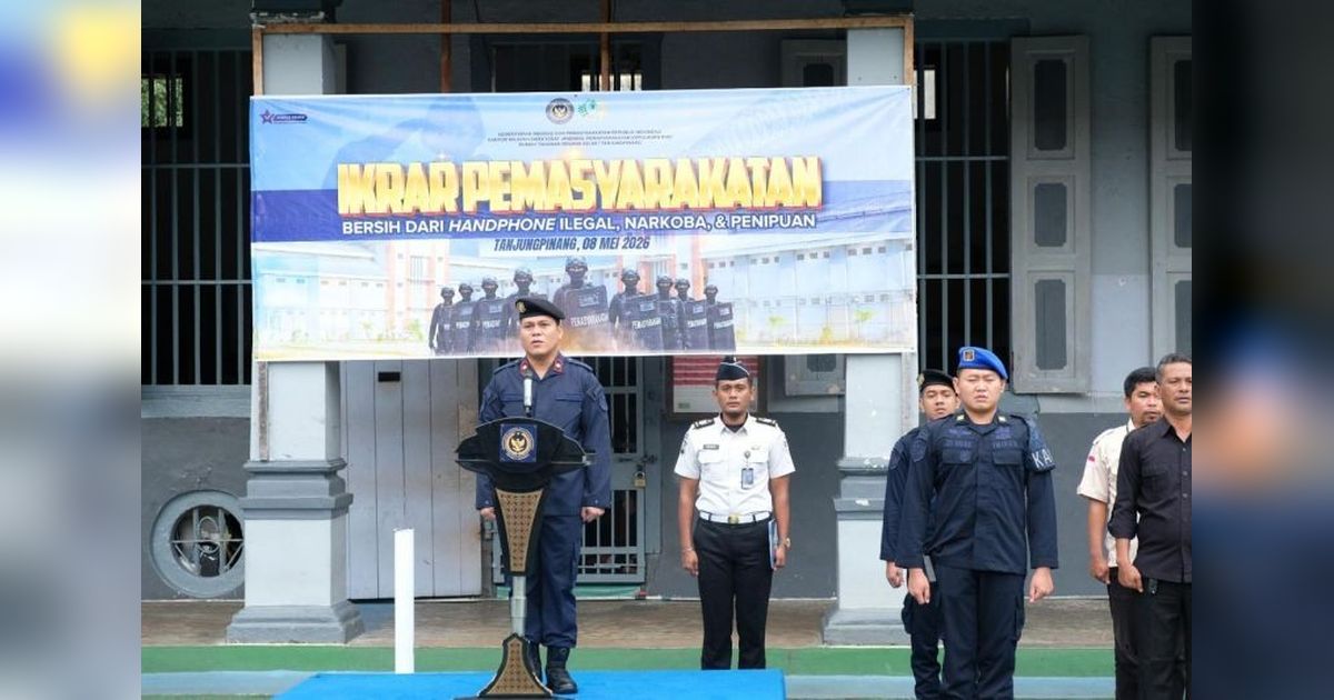 Rutan Tanjungpinang Perkuat Komitmen dengan Deklarasi Bebas Narkoba dan Ponsel Ilegal