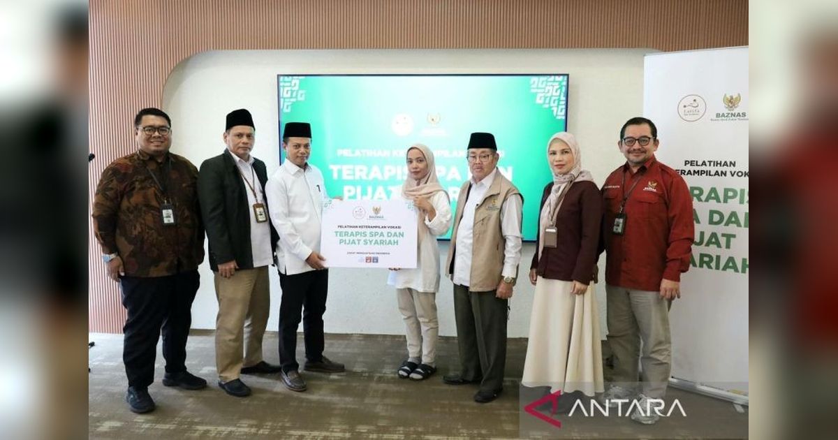 Baznas Gelar Pelatihan Spa Syariah, Berdayakan Mustahik Perempuan di Tangerang