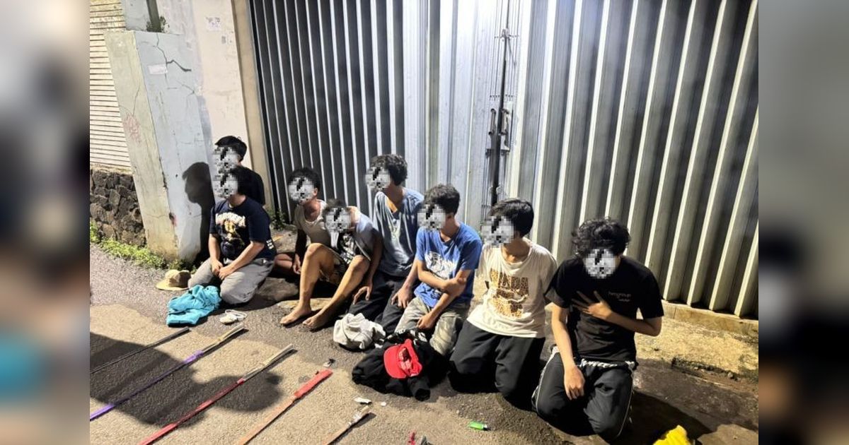 Polisi Tangkap 10 Remaja Diduga Hendak Tawuran Remaja Jaktim, Sajam Diamankan