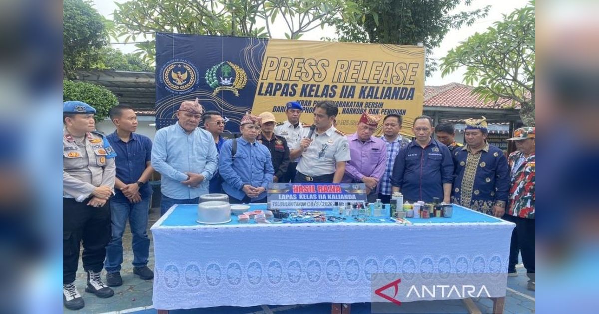 Lapas Kalianda Perketat Pengawasan dengan Razia Gabungan, Jaga Keamanan Warga Binaan
