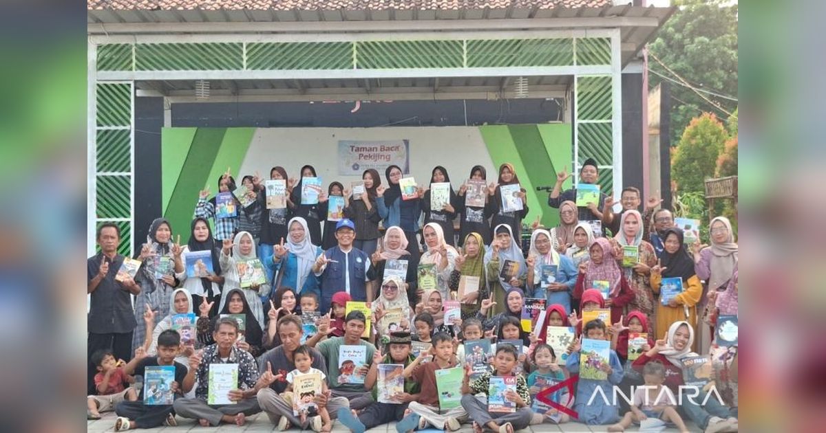 Badan Bahasa Perkuat Literasi TBM Pekijing Serang, Alihkan Anak dari Gawai