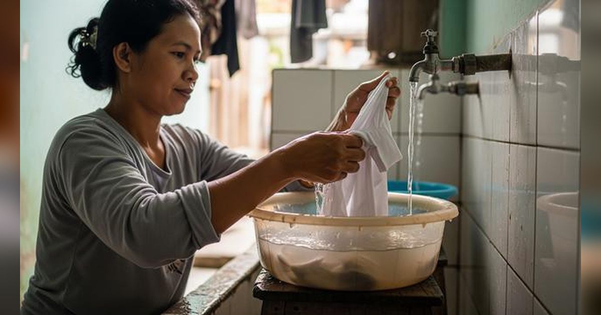 9 Trik Mencuci Baju Putih Hilangkan Kusam, Noda dan Warna Seperti Baru