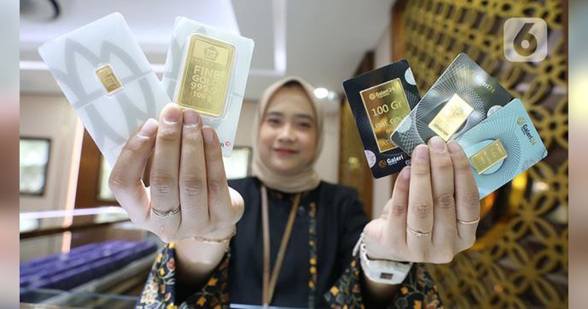 Harga emas Pegadaian pada 22 Mei 2026 mengalami kenaikan seragam, dengan Antam mencapai Rp 2,89 juta.