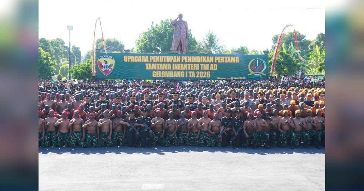 1.407 Prajurit Tamtama Kodam Udayana Resmi Dilantik, Siap Mengabdi untuk Negeri