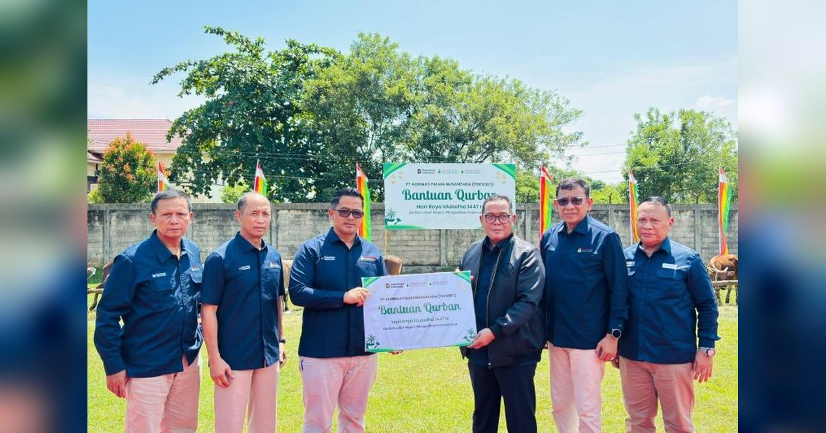 BUMN Pangan Agrinas Palma Nusantara Salurkan 12 Sapi Kurban di Riau Jelang Idul Adha 2026