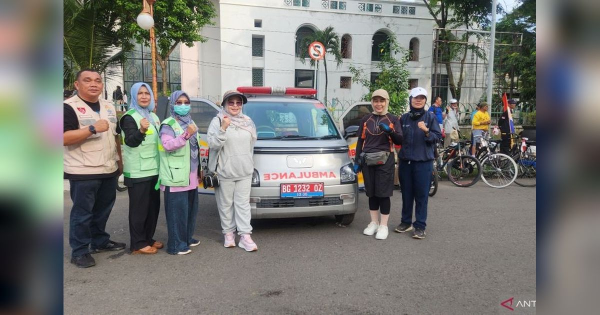 Dinkes Palembang Siagakan Ambulans Lilo di CFD Ampera, Pastikan Layanan Kesehatan Cepat