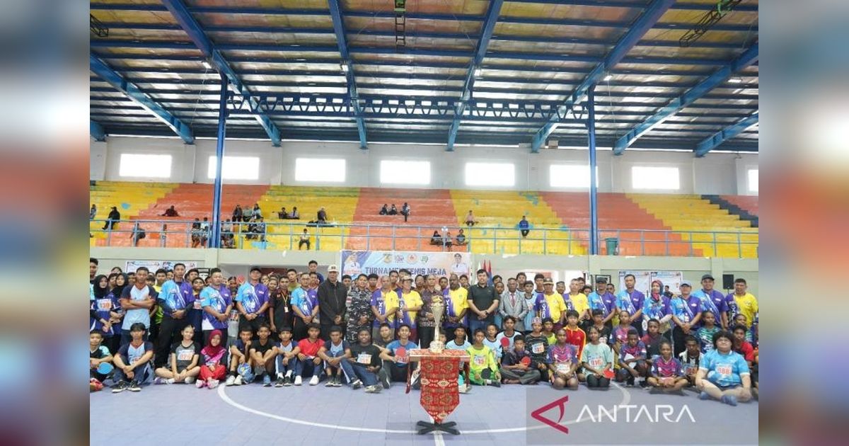 Bupati Cup I Jaring Potensi Atlet Tenis Meja di Mimika, Targetkan Prestasi Nasional