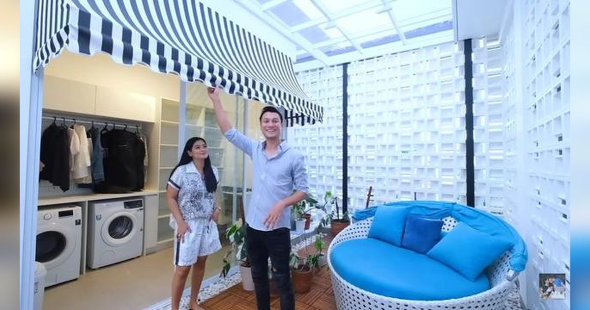 5 Potret Mushola Semi Outdoor dan Area Cuci Rumah Titi Kamal, Minimalis Modern dan Bikin Betah