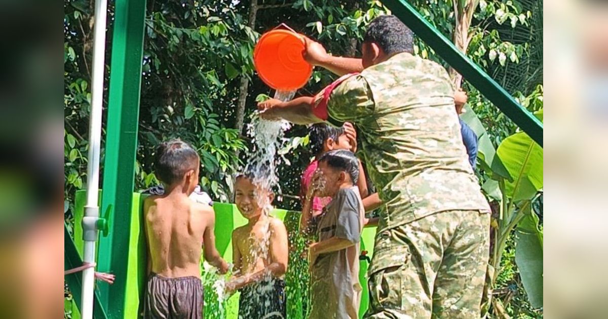 TNI AD Manunggal Air: Hadirkan Sarana Air Bersih untuk Ponpes di Serang Banten
