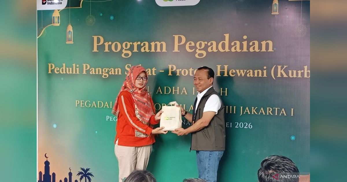 Pegadaian Salurkan 1.800 Paket Daging Kurban, Dukung Pangan Sehat Masyarakat di Idul Adha 1447 H