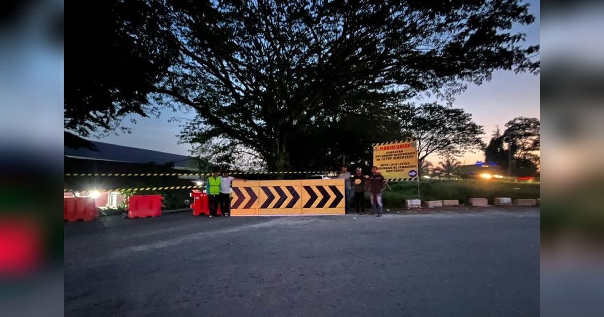 BPJN Riau Tutup Sementara Jembatan Danau Bingkuang Arah Pekanbaru-Bangkinang