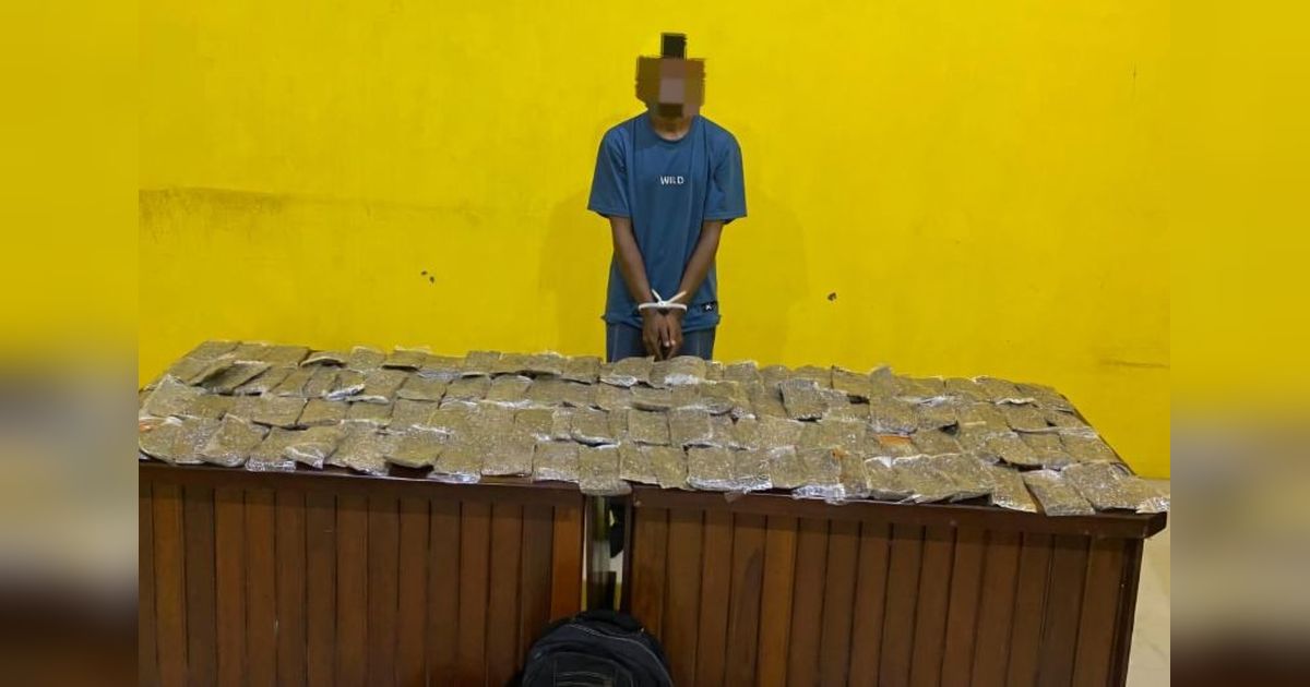 Polisi Gagalkan Peredaran Ganja 4,8 Kg Jaringan PNG di Sorong, Satu Tersangka Ditangkap