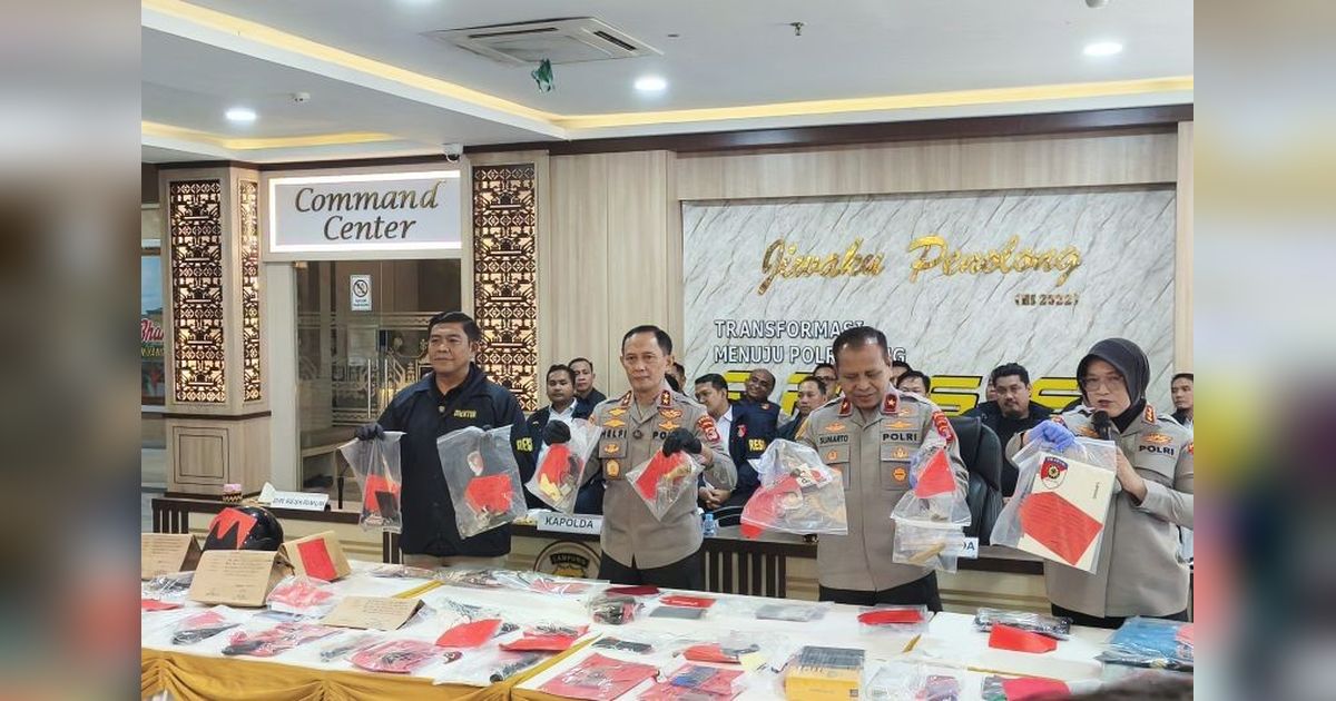 Polda Lampung Dalami Asal Usul Granat Ditemukan Saat Buru DPO Kriminal