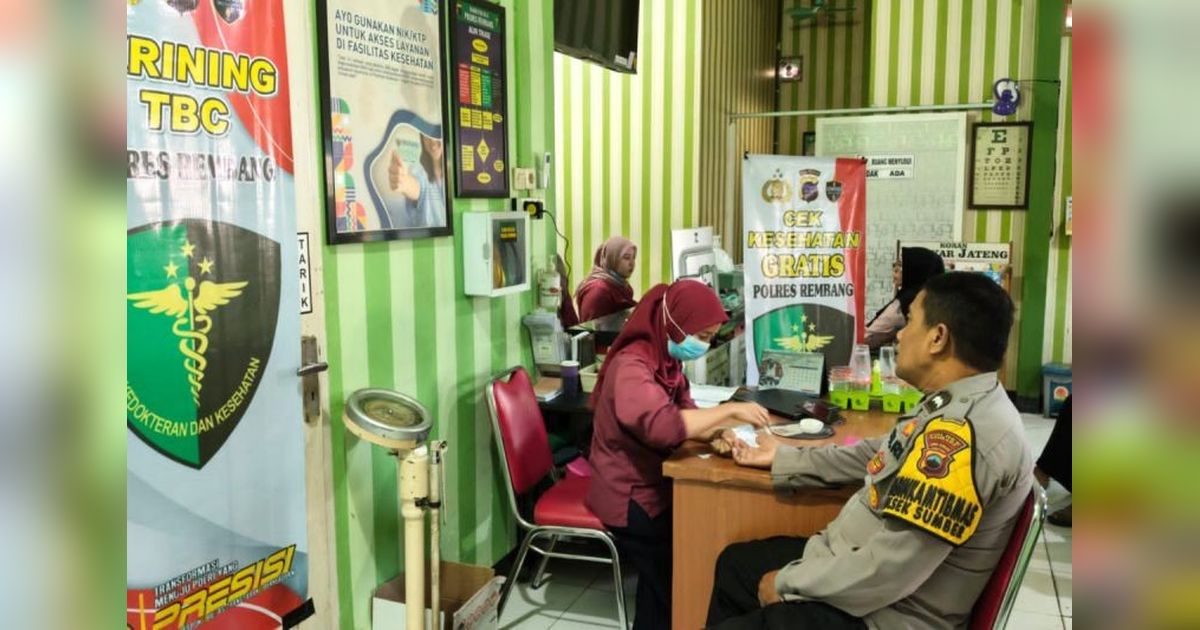 Polda Jateng Cek Kesehatan Bhabinkamtibmas Pelacak TB untuk Perkuat Penanganan Tuberkulosis