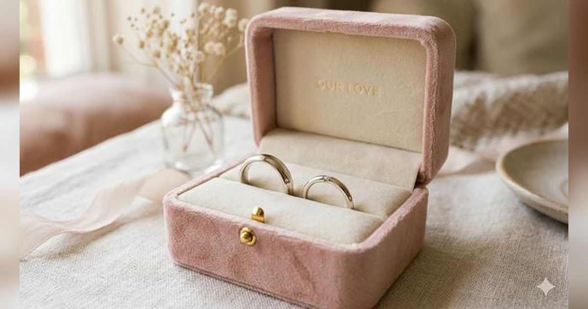 6 Model Cincin Couple Dijamin Tidak Pasaran, Unik dan Penuh Makna