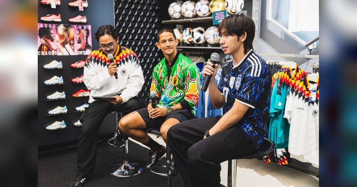 Irfan Bachdim dan Arlyansyah Ramaikan Pembukaan Home of Football Adidas di Jakarta